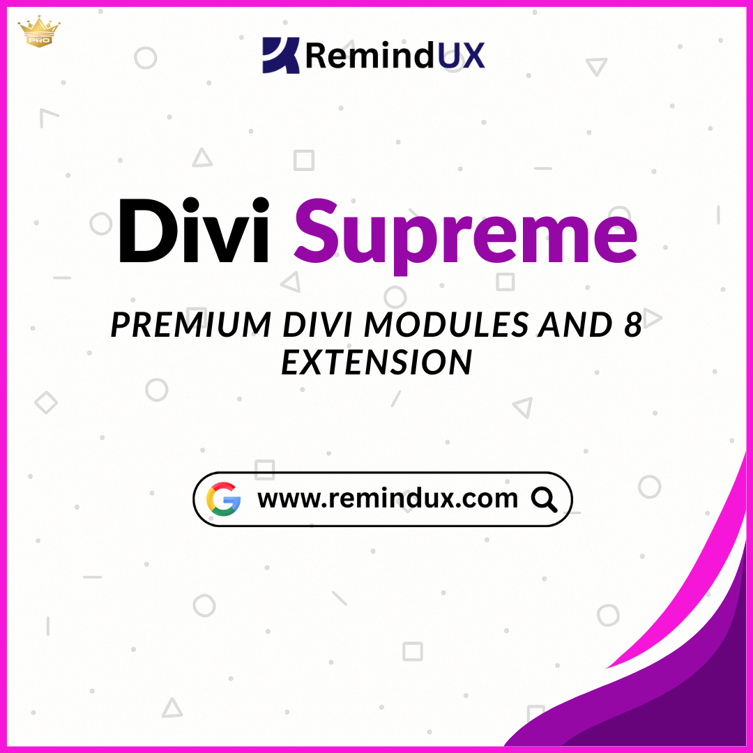Divi Supreme Plugin Premium Addons & Modules GPL By RemindUX