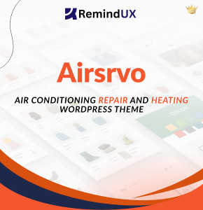 Airsrvo Theme Premium HVAC Service Website GPL By RemindUX