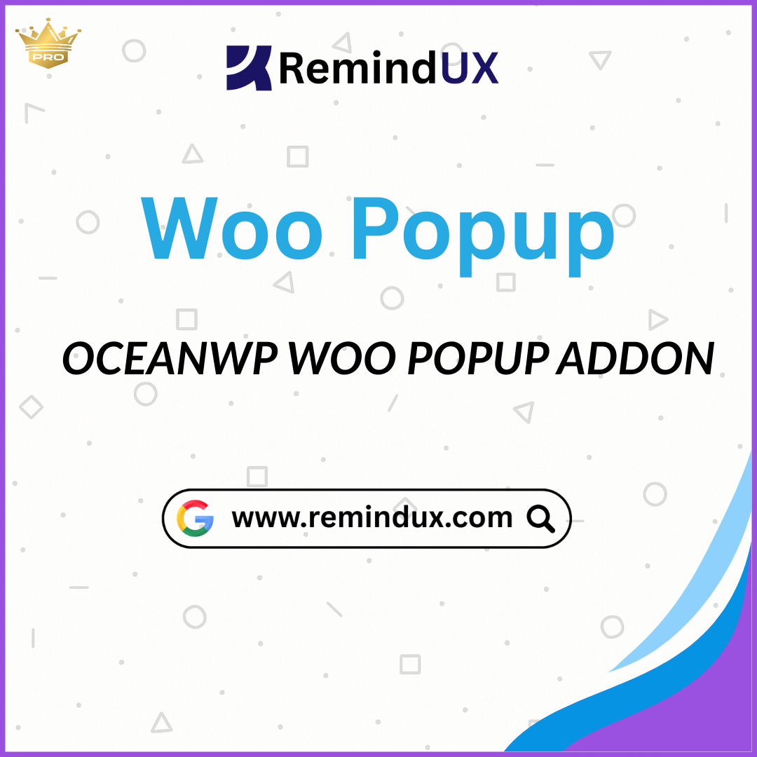 OceanWP Woo Popup Addon Plugin Premium WooCommerce Cart Popup GPL By RemindUX