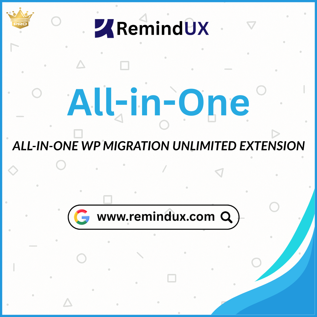 All-in-One WP Migration Unlimited Extension Plugin Premium Site Migration GPL By RemindUX