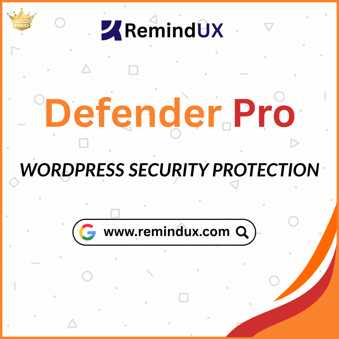 Defender Pro WordPress Security Protection Plugin GPL By RemindUX
