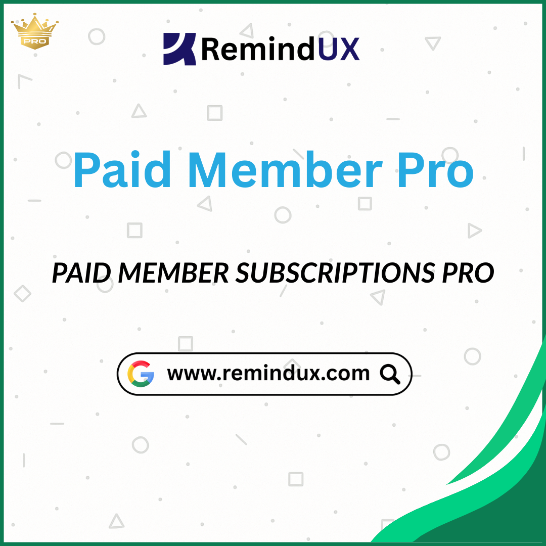 Paid Member Subscriptions Pro Plugin Premium Membership Management GPL By RemindUX