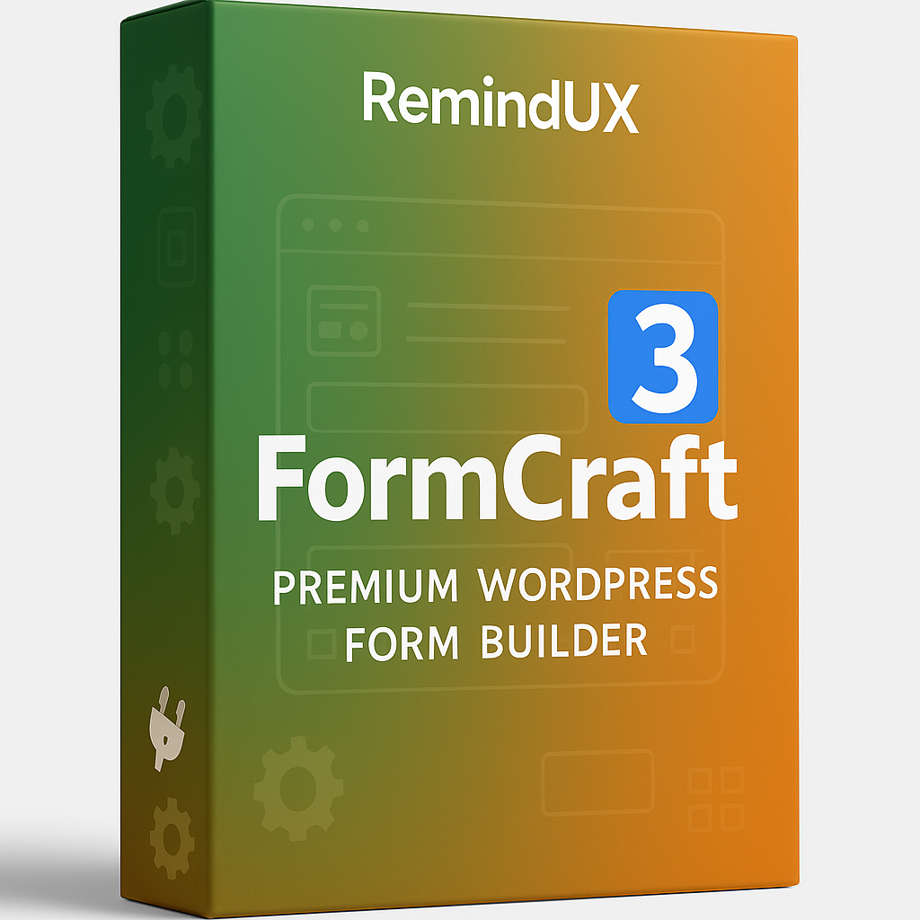 FormCraft - Premium WordPress Form Builder