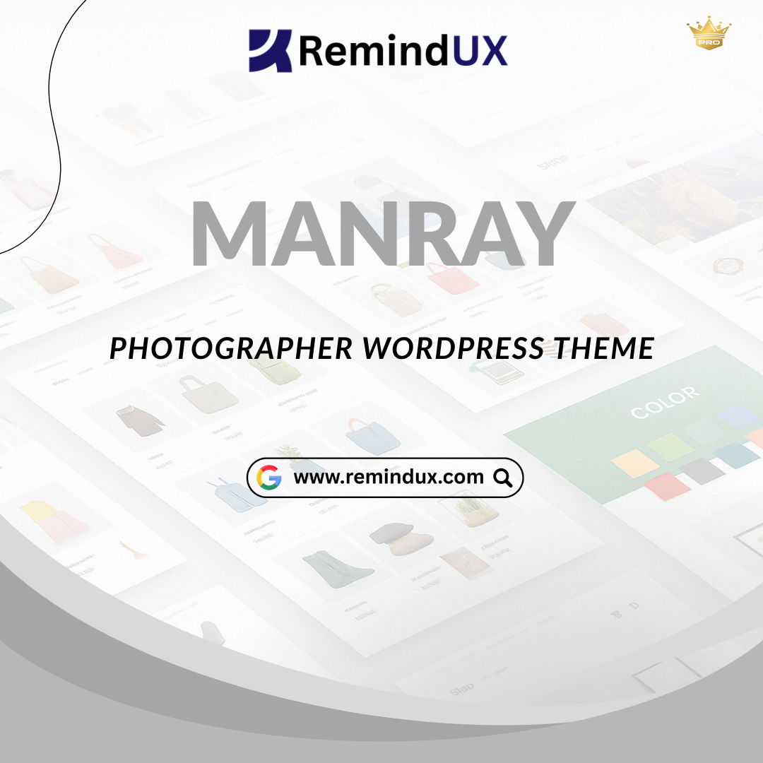 MANRAY Theme Premium Photographer Portfolio GPL By RemindUX