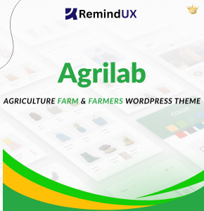 Agrilab Theme Premium Agriculture Farm Website GPL By RemindUX